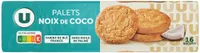 Palets dorés noix de coco 125g