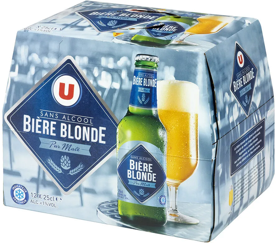 Bière blonde sans alcool