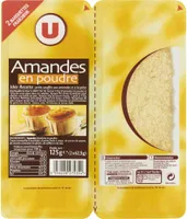 Amande en poudre, barquette 2x62,5g