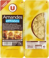 Amande effilée, barquette sécable 2x62,5g