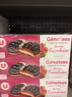 Genoises fourrées framboise