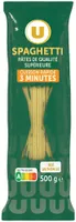 Pâtes Spaghetti cuisson rapide sachet de 500g