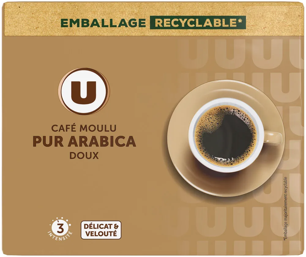 Café moulu Pur Arabica Doux N°3 - 2x250g