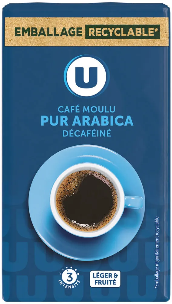 Café moulu pur arabica décaféiné N°3 - 250g