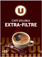 Café soluble extra filtre lyophilisé sticks - x25 - 50g