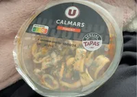 Calmars cuits sauce pimentée