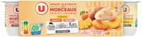 Yaourts aux fruits jaunes avec morceaux