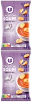 Croûtons ronds frits pour soupe saveur ail 2x90g - 180g