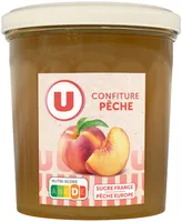 Confiture de pêche 50% de fruits pot de 370g