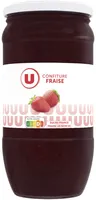 Confiture fraise 45% de fruits bocal de 1kg