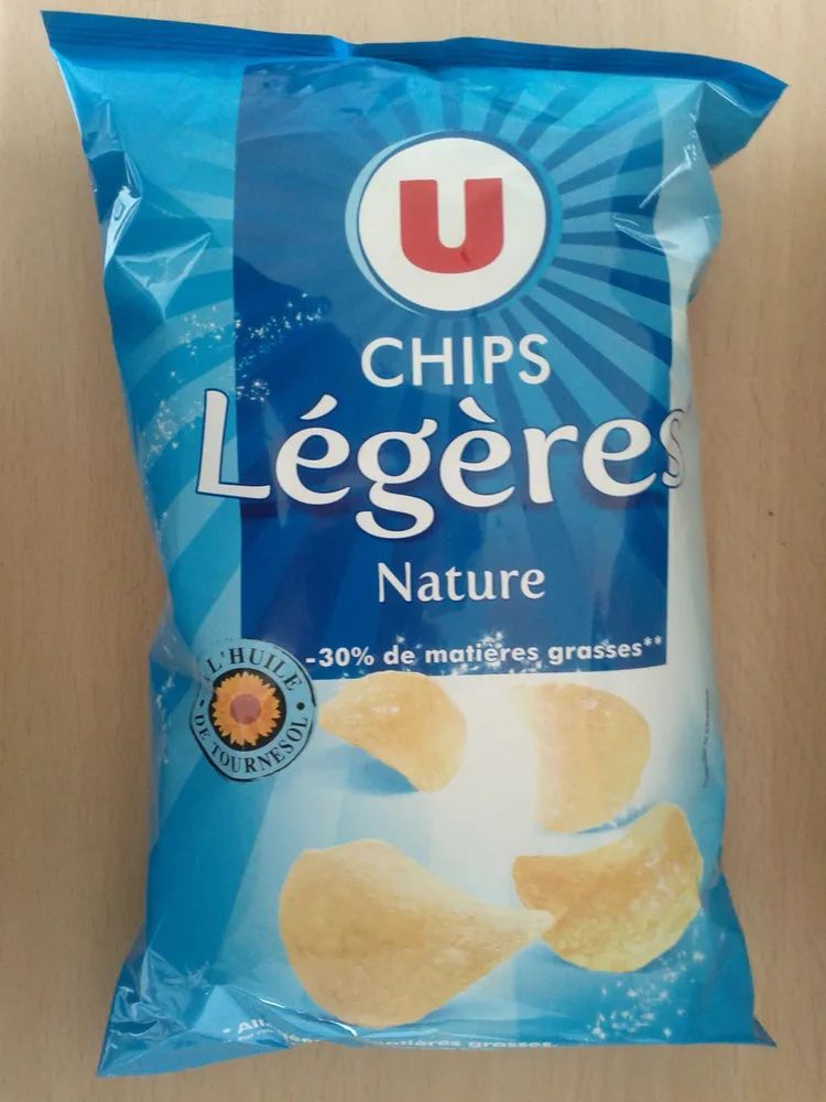 Chips légères Nature, - 30% MG