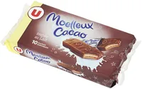 Gateaux moëlleux au cacao fourré au lait