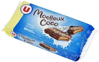 Gâteaux moelleux à la noix de coco fourré au lait