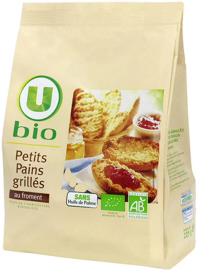 Petits pains grillés au froment - 225g