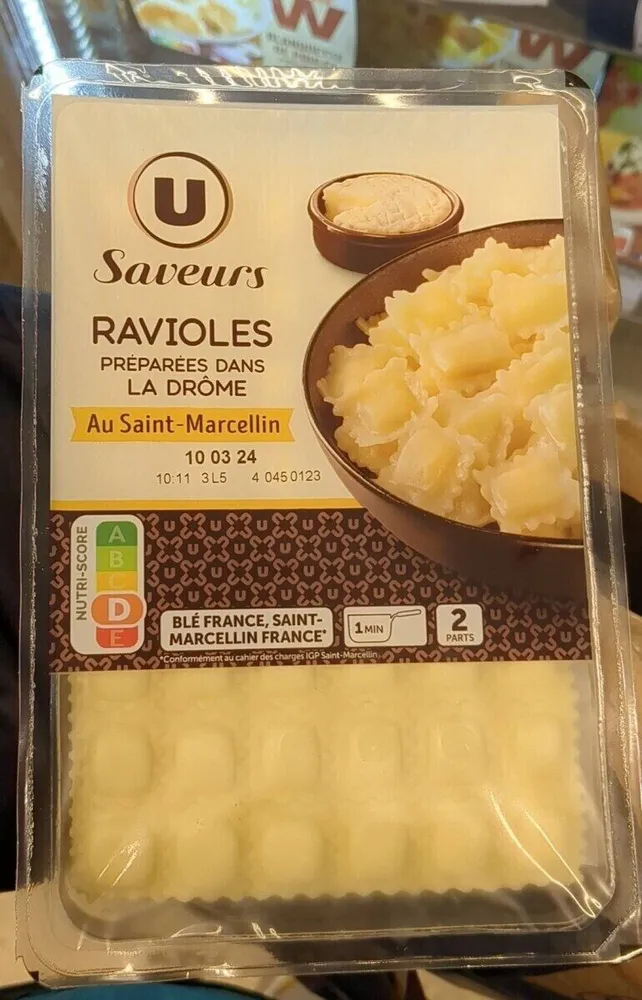 Ravioles au saint marcellin 240g