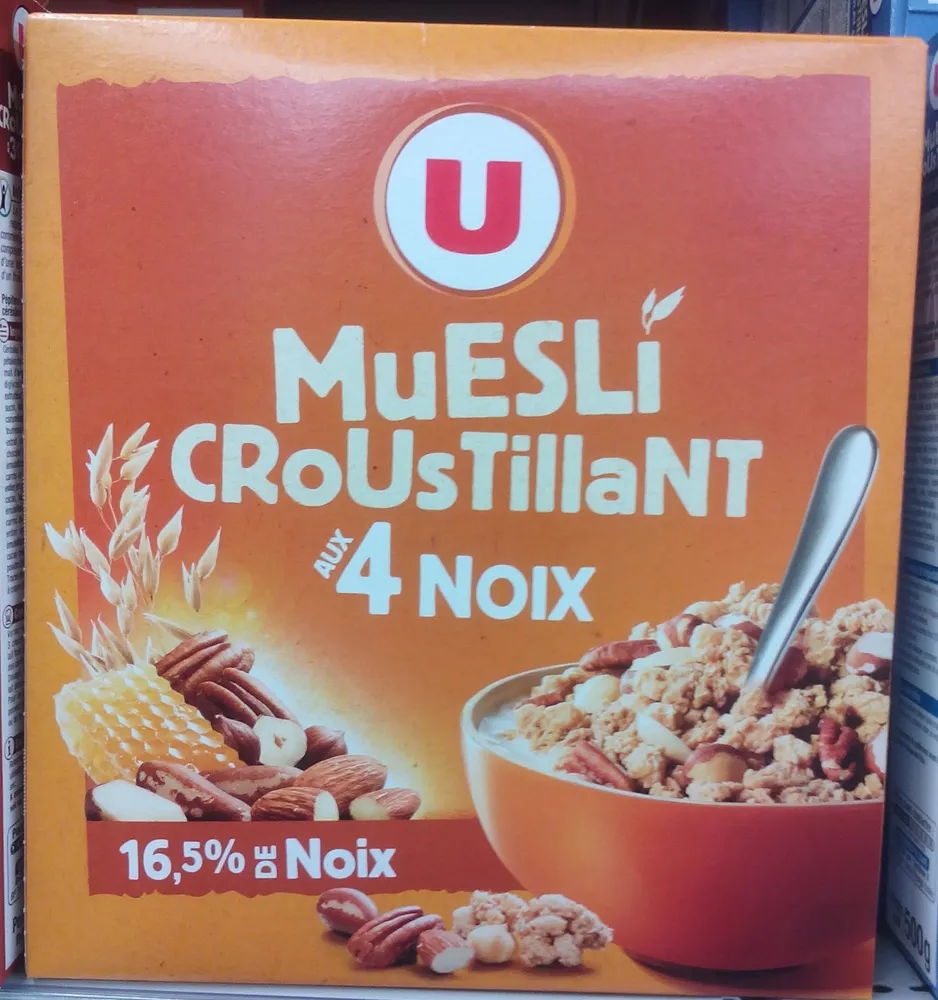 Muesli Croustillant aux 4 Noix