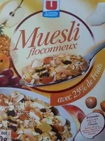 Muesli floconneux avec 25% de fruits