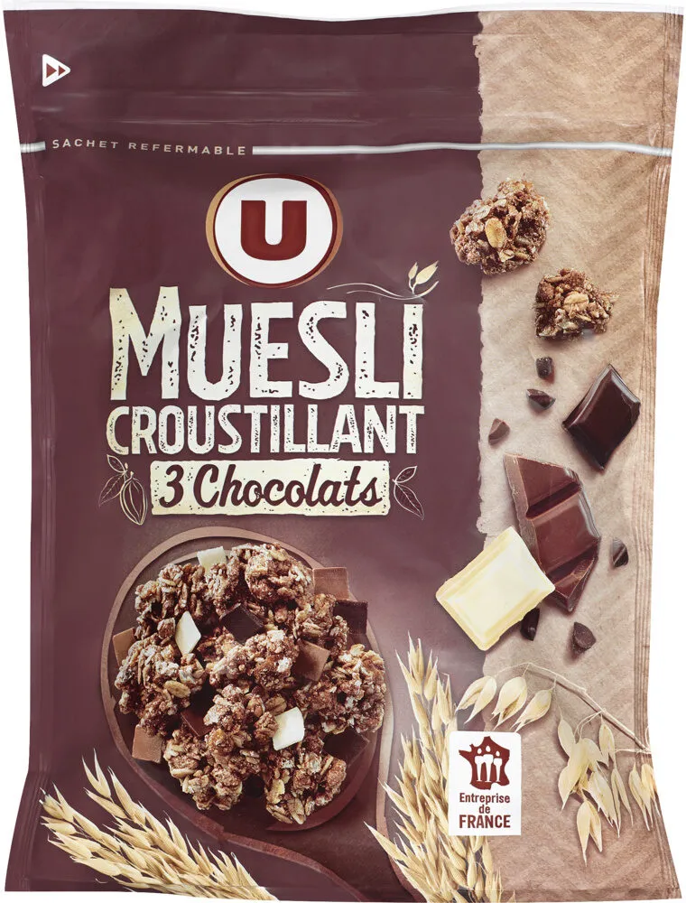Muesli croustillant 3 chocolats