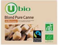 Sucre Blond pure canne en morceaux 500g