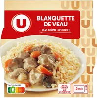 Plat cuisiné Blanquette de veau barquette micro-ondable de 300g