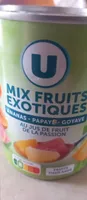 Mélanges de fruits tropicaux préservés au jus de fruits de la passion