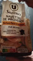 Biscuits Navettes de Provence fleur d'oranger pur beurre - 400g