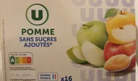 Dessert fruitier coupelle pomme sans sucres ajoutés
