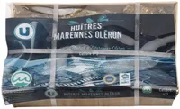 Huître Magallana gigas creuse fine de claire N°3 x24 pièces IGP Marennes d'Oléron France