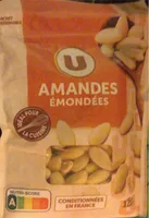 Amandes émondées, sachet, 125g