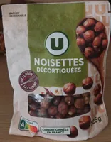 Noisettes décortiquées, sachet, 125g