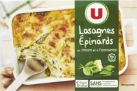 Lasagnes au chèvre et épinards