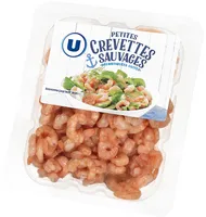 Crevettes sauvages décortiquées cuites
