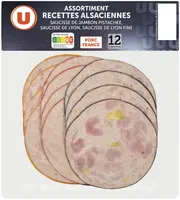 Assortiment Charcuterie Alsaciennes - x12 tranches, 200g