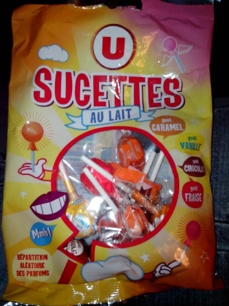 Sucettes au lait U