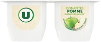 Coupelle allégée dessert de fruits pomme nature 4x100g