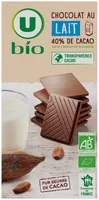 Tablette de chocolat au lait 100g