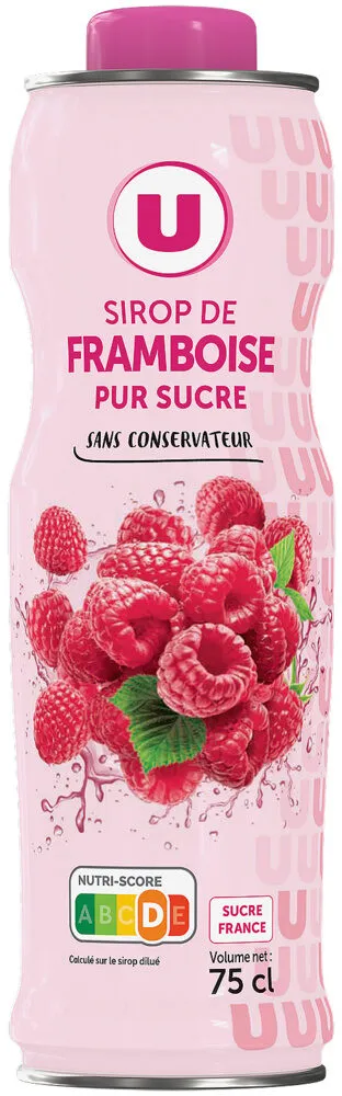 Sirop de framboise bidon de 75cl