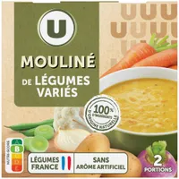 Soupe Mouliné de légumes variés 2 briques de 30cl, 620g