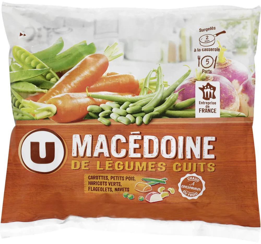 Macédoine de légumes cuits