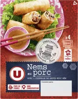 Nems au porc x4 + sauce nuoc mam