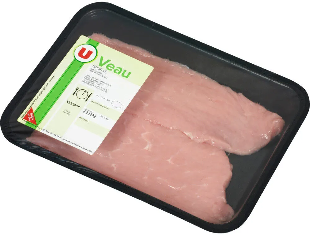 Escalope de veau ***, à griller, France, 2 pièces