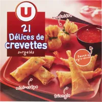 Délices de crevettes surgelés