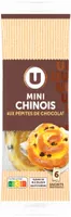 Mini chinois aux pépites de chocolat x6 - 300g