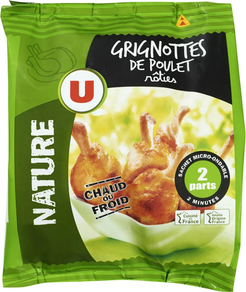Grignotte de poulet rôtie nature Bleu Blanc Coeur - Sachet 250g