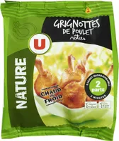 Grignotte de poulet rôtie nature Bleu Blanc Coeur - Sachet 250g