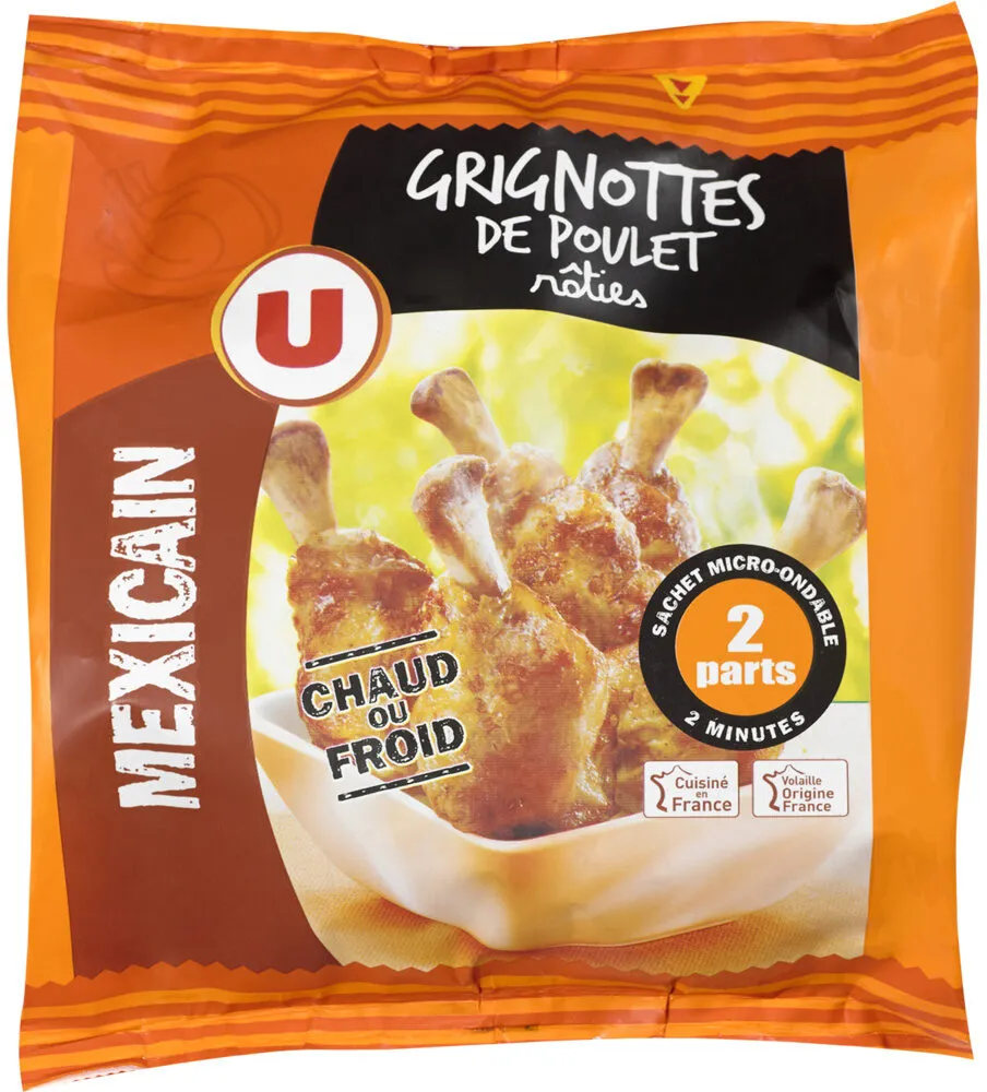Grignotte de poulet rôtie goût mexicain Bleu Blanc Coeur - Sachet 250g