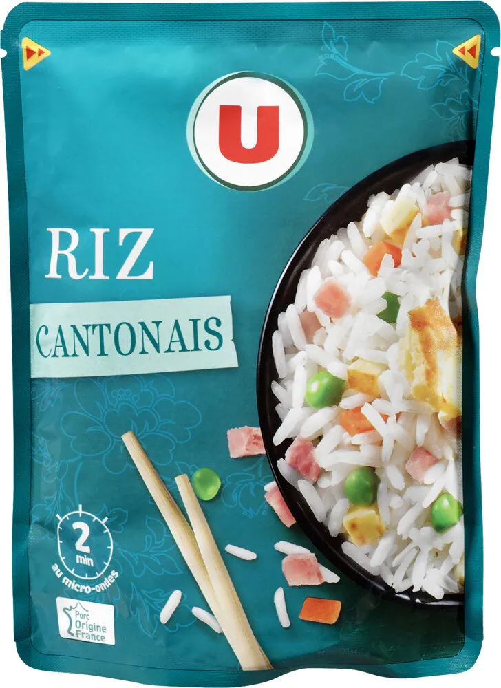 Riz Cantonais micro-ondable 2 minutes