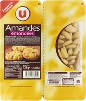 Amande émondée, barquette 125g