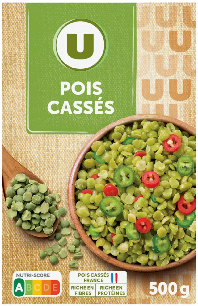 Pois cassés étui de 500g