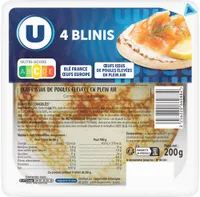 Blinis x4, 200g